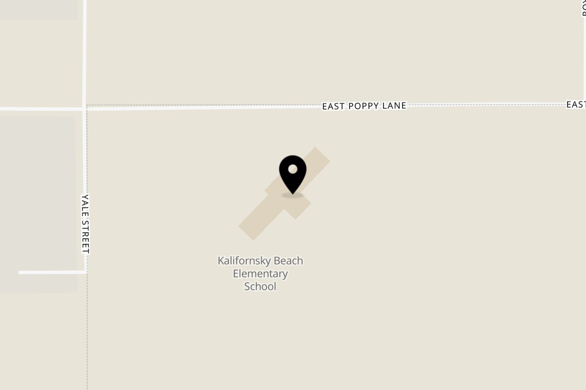 Map showing the location of Big Daddy's By Paradisos on 43335 Kbeach Rd in Soldotna